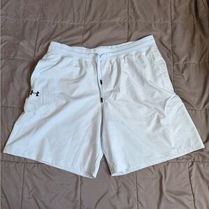 Under Armour Men's Light Blue Athletic Shorts - Sportstyle Woven